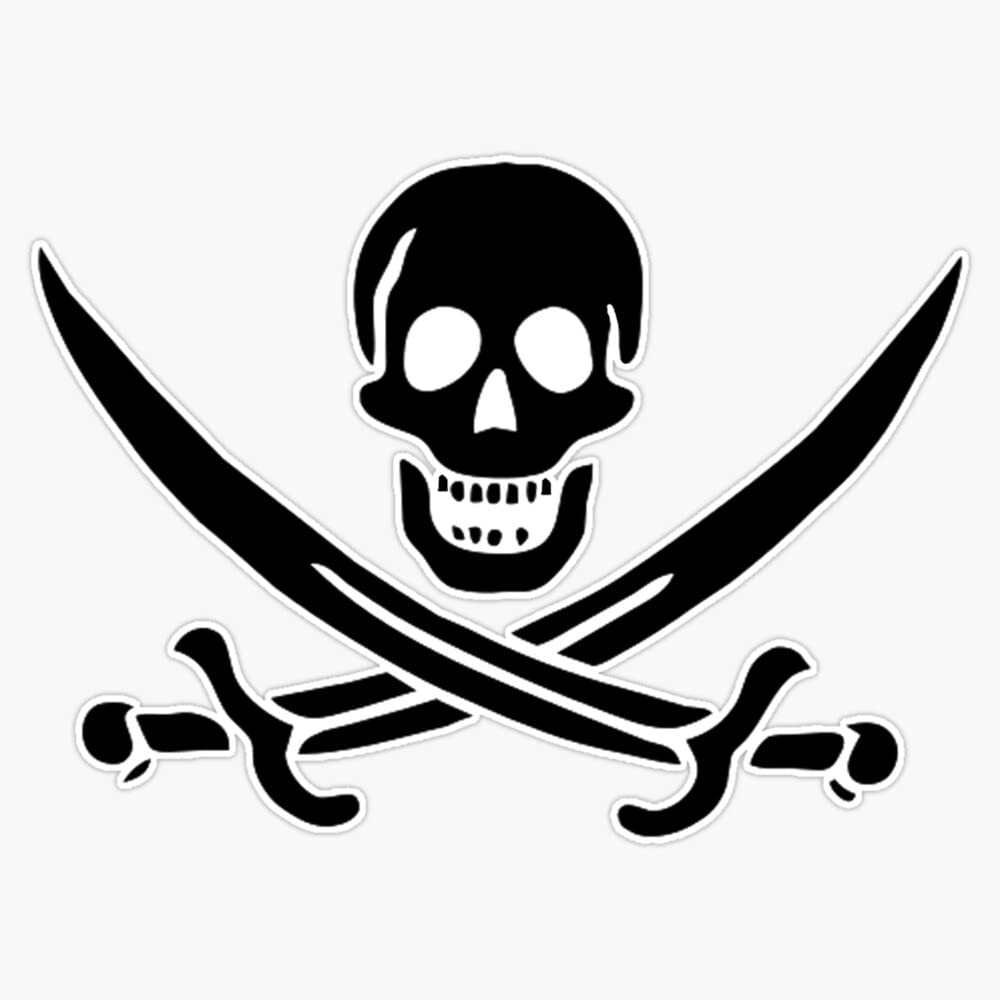 Amazon.com: Jolly Roger. Yo Ho Ho! PIRATE FLAG, Jack Rackham